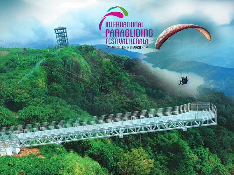 International Paragliding Festival March 14-17 at Vagamon